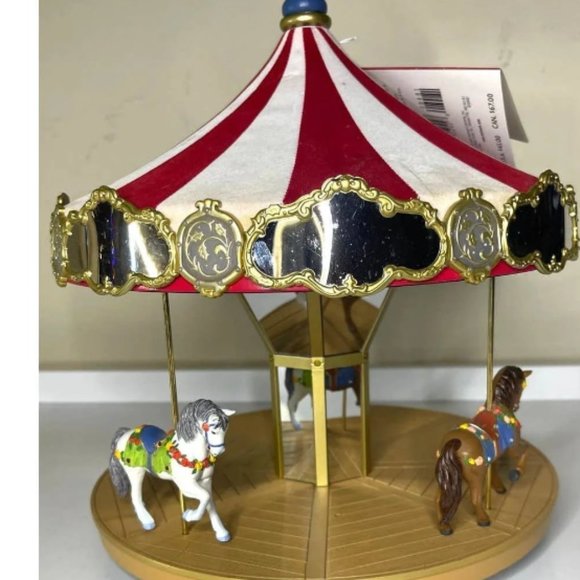 Hallmark 2004 Carousel Ride Display (with 2 horse ornaments) - Picture 1 of 2
